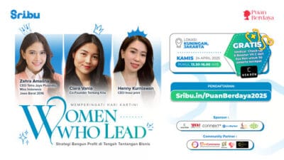 Gratis! Sribu Ajak Perempuan Pelaku Bisnis Hadapi Tantangan Lewat ‘Women Who Lead’