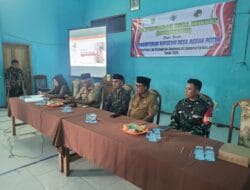 Wujudkan Desa Mandiri Pangan, Babinsa Gondanglegi Hadiri Musyawarah Ketahanan Pangan