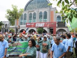 Meriah dan Humanis, May Day 2025 di Trenggalek Dirayakan dengan Jalan Sehat dan Donor Darah