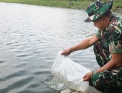 Tabur 8.000 Bibit Ikan, Kasrem 081/DSJ Singgung Manfaat Ganda Bagi Masyarakat