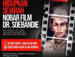 Film Berkisah Letkol dr. RM Soebandi Akan Ditayangkan di Alun- Alun Jember