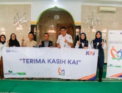 KAI Daop 1 Jakarta Salurkan Bantuan TJSL Lebih dari Rp900 Juta hingga Mei 2025