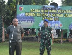 Tubuh Sehat dan Pikiran Jernih Hindarkan Prajurit dari Pelanggaran