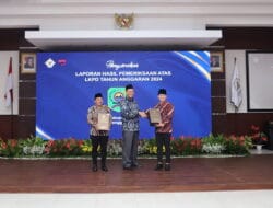 Bupati dan Ketua DPRD Trenggalek Terima Laporan Hasil Pemeriksaan Keuangan Daerah, Opini WTP Kembali Diraih