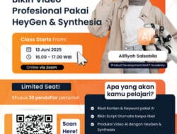 Bangun Video Profesional dengan AI: MAXY Academy Gelar Kelas Intensif Gratis Bertema Video AI