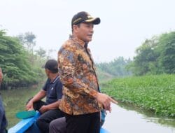 Langganan Banjir, Bupati Subandi Susuri Sungai Mbah Gepuk, Upaya Normalisasi Sungai Minimalisasi Resiko Banjir