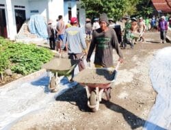 Berkat TMMD Reguler ke-124 Kodim 0703/Cilacap, Jalan Impian Juwarko Terwujud