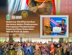 SK Badan Hukum  Koperasi Desa/Kelurahan Merah Putih di Jatim Paling Cepat Selesei 100 Persen di Indonesia, Gubernur Khofifah Optimis Berdampak Positif Terhadap Pertumbuhan Ekonomi Desa