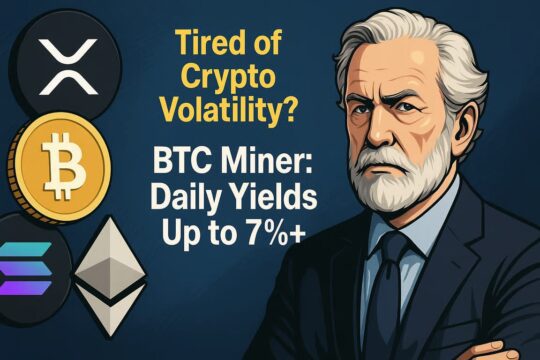 As XRP Rebounds and Ethereum Stirs, Veteran Investor Backs BTC Miner for Predictable 7%+ Daily Yields