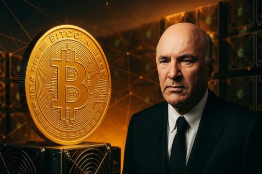 As Crypto Volatility Soars, Kevin O’Leary Backs Bitcoin Infrastructure — BTC Miner Emerges as Retail Investors’ New Wealth Engine