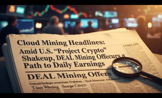 Cloud Mining Headlines: Amid U.S. “Project Crypto” Shakeup, DEAL Mining Offers a Secure Path to Daily Earnings