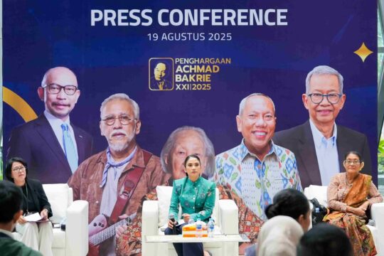 Penghargaan Achmad Bakrie XXI Digelar 27 Agustus 2025