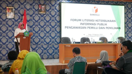 Wabup Sidoarjo Dorong Keterbukaan Informasi Publik, Soroti Turunnya Partisipasi Pemilih Pilkada 2024