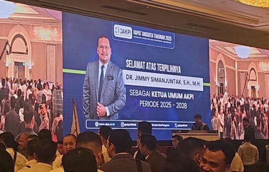 Jimmy Simanjuntak Kembali Nahkodai AKPI Usai Terpilih Dalam RAT 2025
