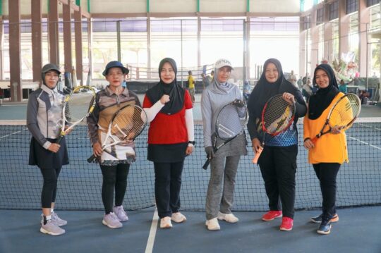 Hadapi Kejuaraan Tenis Kodam V/Brawijaya, Korem 081/DSJ Terus Matangkan Kesiapan