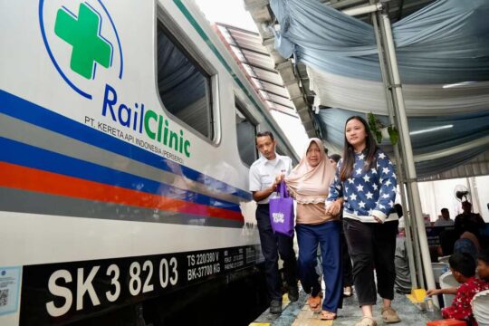 KAI Divre IV Tanjungkarang Hadirkan Rail Clinic di Stasiun Kotabumi, Wujud Pelayanan dan Edukasi Kesehatan untuk Masyarakat