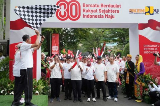 Libatkan 2.000 Orang, Kementrian Pekerjaan Umum Gelar Jalan Sehat dan Fetival Merdeka Peringati HUT ke -80 RI