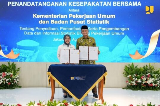 Kementrian PU–BPS Kolaborasi Turunkan ICOR, Percepat Infrastruktur Berkelanjutan