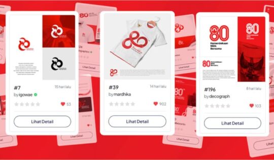 Sribu Umumkan Pemenang Sayembara Desain Logo HUT RI ke-80 Versi Publik