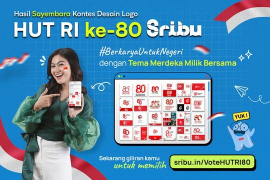 Sribu Tunjukkan Wajah Baru Kemerdekaan: 200+ Desain Logo Dipilih Lewat Voting Publik