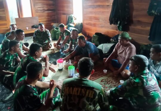 Selama Sebulan, Satgas TMMD 125 Bojonegoro Makan Bareng Warga