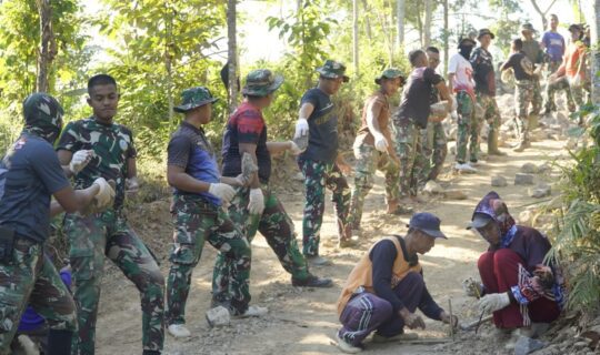 TMMD di Desa Ngranget: Bertemunya Kerja Keras, Harapan, dan Semangat Kebersamaan