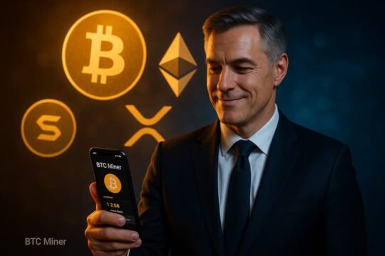 XRP and Ethereum Slide, but Billionaire Investor Leon Strauss Backs BTC Miner’s 7%+ Daily Crypto Yield