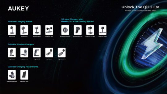 AUKEY Ushers in the Qi2.2 Era with the Launch of 14 Wireless Charging Products
