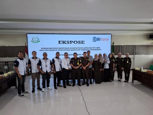 BRI Finance Perkuat Mitigasi Risiko Lewat Ekspose Hukum Non Litigasi Kejari Semarang