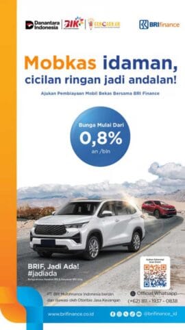 Genjot Pembiayaan Kendaraan Bekas, BRI Finance Tawarkan Promo Spesial