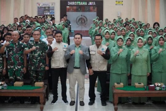 Keluarga Besar TNI Diperkuat dengan Sosialisasi Edukatif