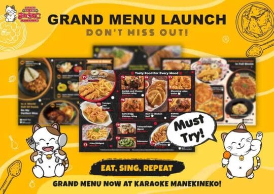 Karaoke Manekineko Malaysia Launches Exciting New Grand Menu