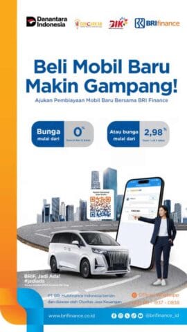 Solusi Ringan Punya Mobil Baru, BRI Finance Tawarkan Program KKB 0%