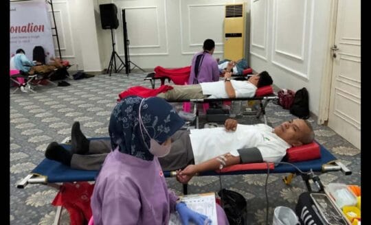 Holding Perkebunan Nusantara Dorong Aksi Kemanusiaan, PTPN IV PalmCo Regional VII Dukung Kegiatan PMI Lampung