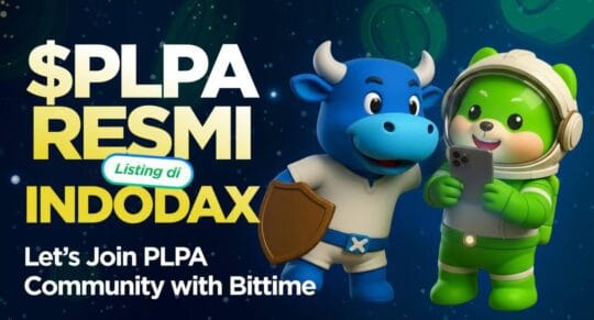 Palapa Token Platform Bittime Resmi Listing di Indodax, Catatkan Pertumbuhan Hingga 926.1%