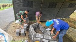 Satgas TMMD 126 dari Yonzipur 5/Abw