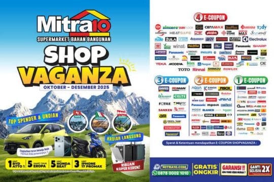 Shopvaganza 2025 Resmi Dimulai! Belanja Hemat, Raih Hadiah Spektakuler di Mitra10