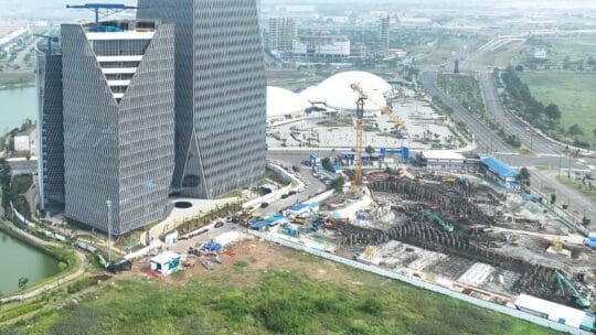 WSBP Pasok Spun Pile untuk Gedung Mandiri Financial Center PIK 2, Wujud Komitmen terhadap Proyek Nasional