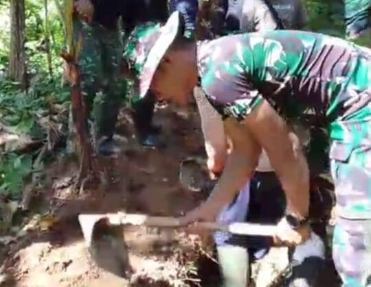 TMMD 126, Pipanisasi Lebakharjo Capai 80 Persen