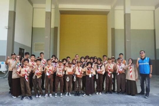 Edukasi Tentang Proses PLTA, UBP Jatigede Sambut Siswa-Siswi Pramuka Se-Kecamatan Jatigede
