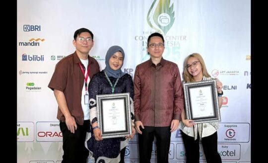 transcosmos Indonesia Raih Dua Gold TBCCI 2025 Kategori Quality Management dan Employee Engagement