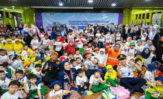KAI Daop 1 Jakarta Gelar “Edutrain Anak Indonesia Hebat” Bersama Ditjen PAUD Dikdasmen