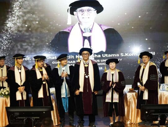 BINUS UNIVERSITY Perkuat Visi Keberlanjutan melalui Pengukuhan Prof. Ditdit Nugeraha Utama