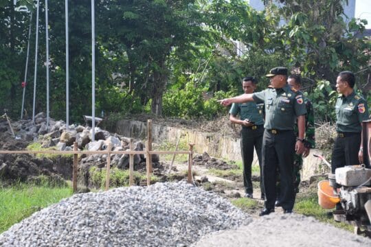 Peduli Program Strategis Nasional, Danrem 081/DSJ tinjau lokasi pembangunan Koperasi Desa Merah Putih ( KDMP)
