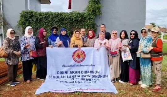 Gedung Sekolah Lansia Ratu Sinuhun Srikandi TP Sriwijaya Siap Dibangun di Depok