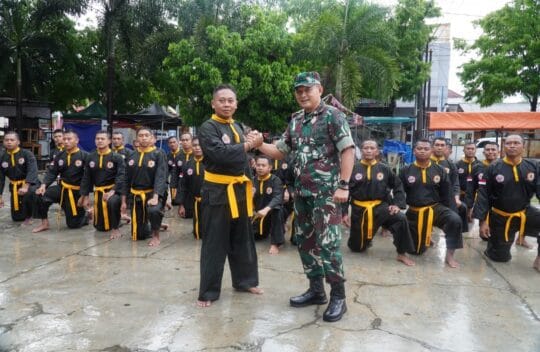 Puluhan Peserta Kaderisasi PSM Korem 081/DSJ Resmi Sandang Sabuk Kuning