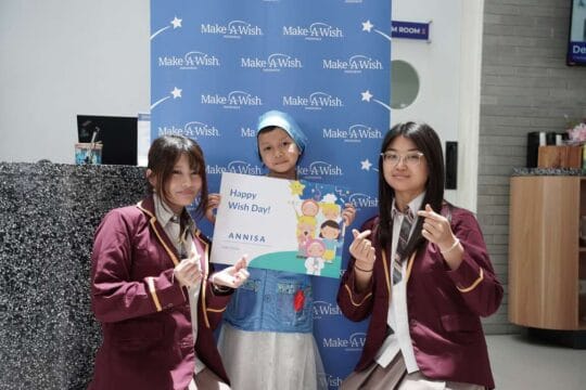 Senyum di Tengah Perjuangan Penyakit Kritis Bersama Siswa BINUS dan Make-A-Wish® Indonesia
