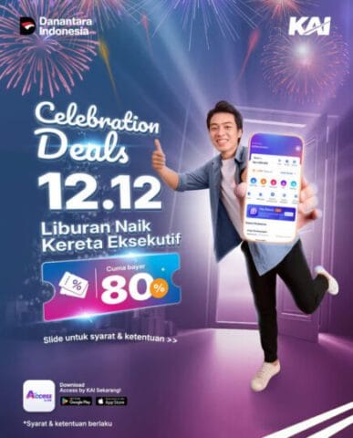 Dorong Mobilitas Akhir Tahun, KAI Daop 8 Surabaya Hadirkan Promo Celebration Deals 12.12 Cuma Bayar 80%