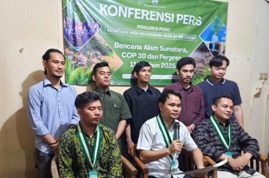 PP KAMMI Soroti COP30 & Perpres 110/2025 Imbas Bencana Sumatra