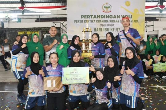 Tim Voli Persit KCK Koorcab Rem 081 Raih Medali Perak